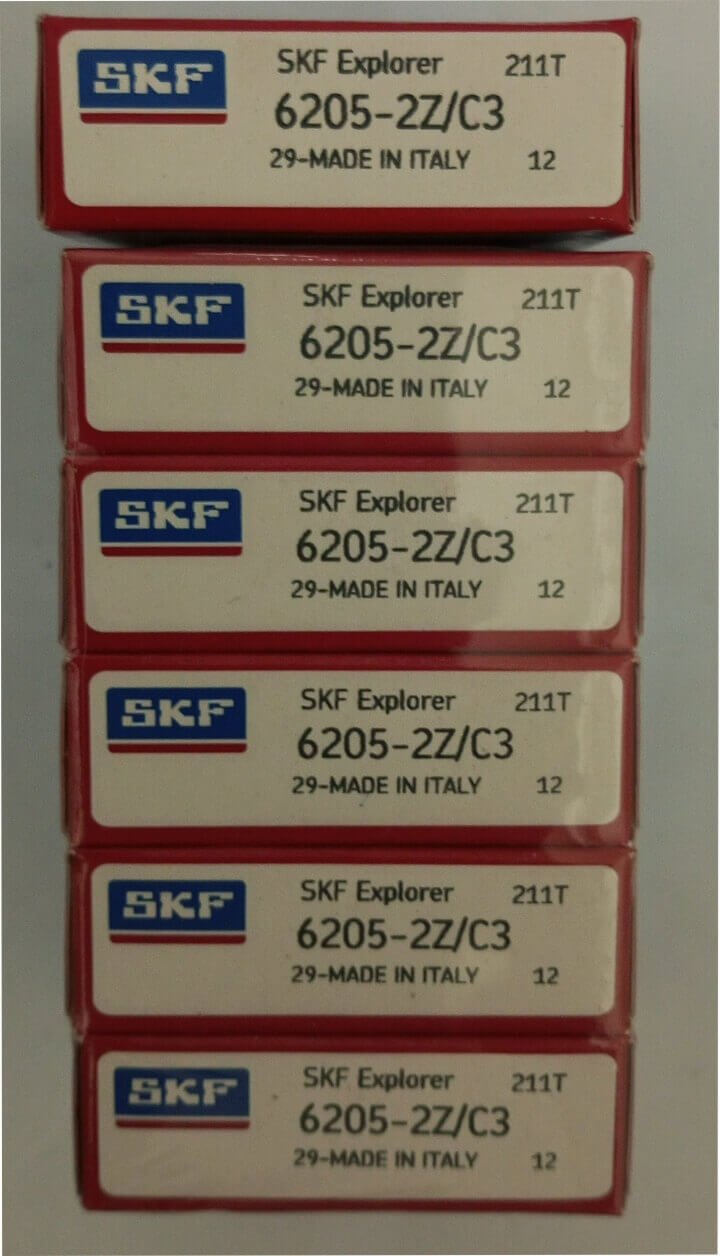 Bearing 6205-2Z C3 SKF Kruk As Crankshaft Motor